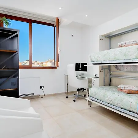 Apartment Window On The Sea