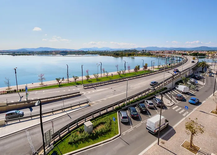 Apartment Window On The Sea
